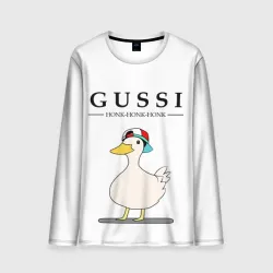 Мужской лонгслив 3D Gussi honk baby