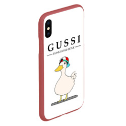 Чехол для iPhone XS Max матовый Gussi honk baby - фото 2