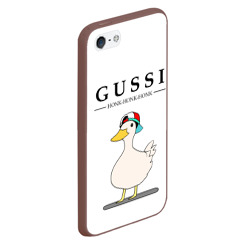 Чехол для iPhone 5/5S матовый Gussi honk baby - фото 2