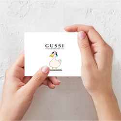 Поздравительная открытка Gussi honk baby - фото 2