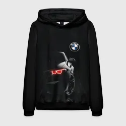 Мужская толстовка 3D BMW минимл