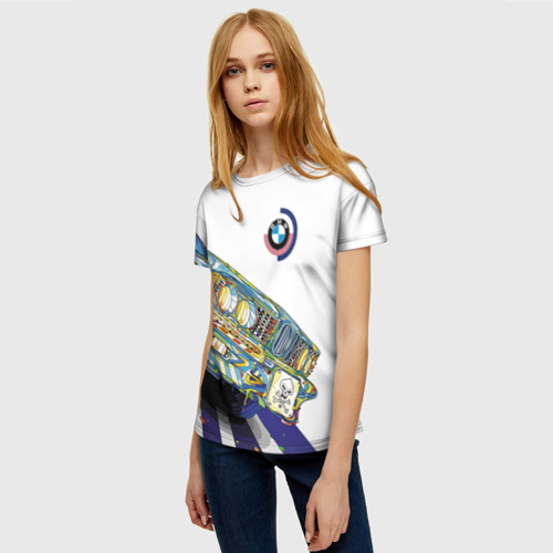 Женская футболка 3D Бэха в стиле поп-арт, цвет 3D печать - фото 3