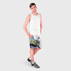 Мужские шорты 3D Бэха в стиле поп-арт - фото 2