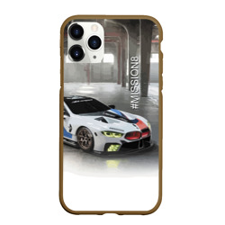 Чехол для iPhone 11 Pro Max матовый BMW Motorsport Mission 8
