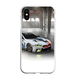 Чехол для iPhone XS Max матовый BMW Motorsport Mission 8