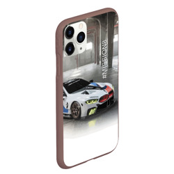 Чехол для iPhone 11 Pro Max матовый BMW Motorsport Mission 8 - фото 2