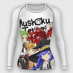 Женский рашгард 3D Реинкарнация безработного: Рудеус, Эрис, Рокси, Сильфи Mushoku Tensei