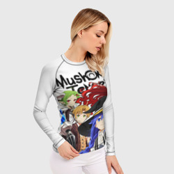 Женский рашгард 3D Реинкарнация безработного: Рудеус, Эрис, Рокси, Сильфи Mushoku Tensei - фото 2