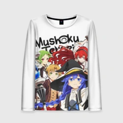 Женский лонгслив 3D Реинкарнация безработного: Рудеус, Эрис, Рокси, Сильфи Mushoku Tensei