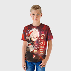 Детская футболка 3D Геншин Импакт: Кадзуха - фото 2