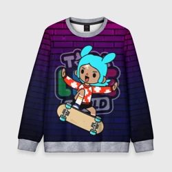 Детский свитшот 3D Toca life world Тока Лайф ворлд Рита Rita