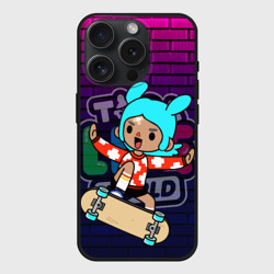 Чехол силиконовый для Apple iPhone 15 Pro матовый Toca life world Тока Лайф ворлд Рита Rita