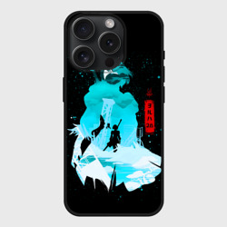 Чехол силиконовый для Apple iPhone 15 Pro матовый Nier: Automata - 2B