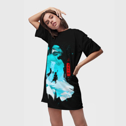 Платье-футболка 3D Nier: Automata - 2B - фото 2