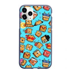 Чехол для iPhone 11 Pro Max матовый Paper BAG cat Toca Boca Toca life world