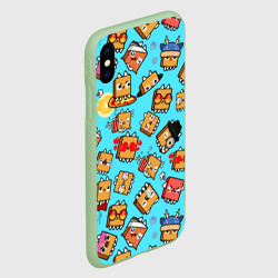 Чехол для iPhone XS Max матовый Paper BAG cat Toca Boca Toca life world - фото 2