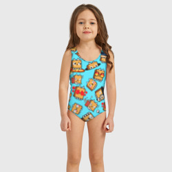 Детский купальник 3D Paper BAG cat Toca Boca Toca life world