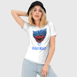 Женская футболка 3D Slim Хагги Вагги Huggy Wuggy - фото 2