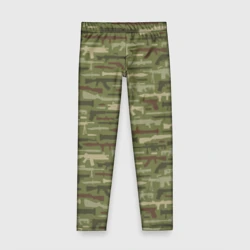 Детские леггинсы 3D Оружие камуфляж