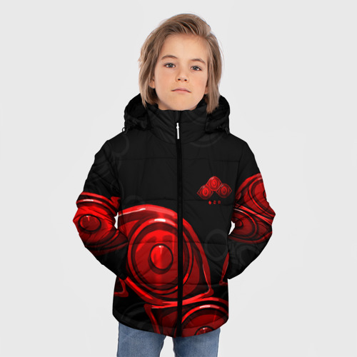 Зимняя куртка для мальчиков 3D Башня Бога Захард, цвет черный - фото 3