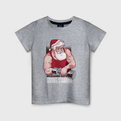 Детская футболка хлопок Санта качок