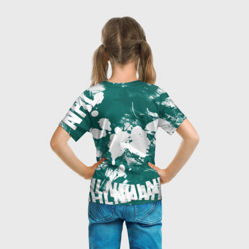 Детская футболка 3D с принтом Анахайм Дакс | Anaheim Ducks, вид сзади #2