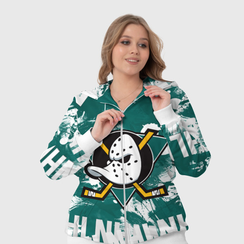 Женский костюм 3D Анахайм Дакс Anaheim Ducks, цвет белый - фото 7