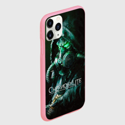 Чехол для iPhone 11 Pro Max матовый Chernobylite - Черный Сталкер - фото 2