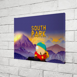 Холст прямоугольный Эпичный Картман в горах Южный Парк - фото 2