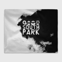 Плед 3D Все пацаны на черном фоне Южный Парк