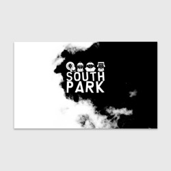 Бумага для упаковки 3D Все пацаны на черном фоне Южный Парк