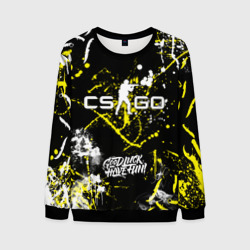 Мужской свитшот 3D CS:GO Брызги красок
