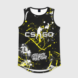 Мужская спортивная майка 3D CS:GO Брызги красок
