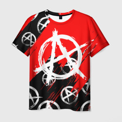 Мужская футболка 3D анархия гражданская оборона | ПАТТЕРН
