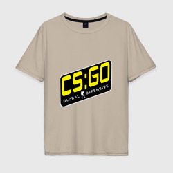 Мужская футболка хлопок Oversize CS:GO Новая эра