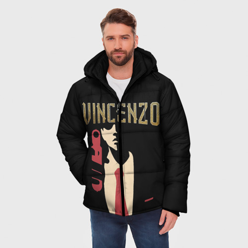 Мужская зимняя куртка 3D Винченцо, цвет светло-серый - фото 3