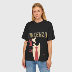 Женская футболка oversize 3D Винченцо - фото 2