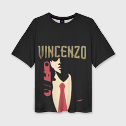 Женская футболка oversize 3D Винченцо