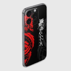 Чехол для iPhone 16 Pro Max силиконовый с защитой камеры Аниме Токийские мстители: Красный дракон - фото 2