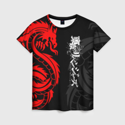 Женская футболка 3D Аниме Токийские мстители: Красный дракон