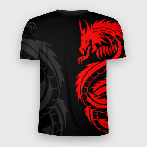 Мужская футболка 3D Slim с принтом Аниме Токийские мстители: Красный дракон, вид сзади #1