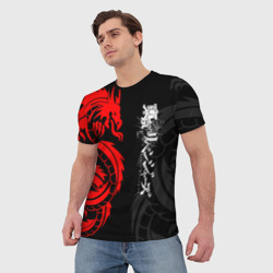 Мужская футболка 3D Аниме Токийские мстители: Красный дракон - фото 2