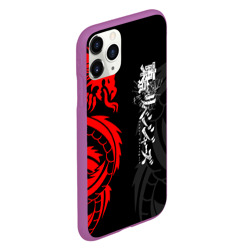 Чехол для iPhone 11 Pro матовый Аниме Токийские мстители: Красный дракон - фото 2