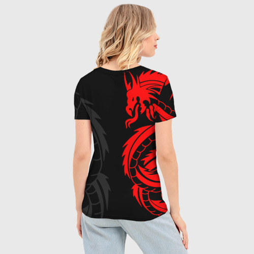 Женская футболка 3D Slim Аниме Токийские мстители: Красный дракон, цвет 3D печать - фото 4