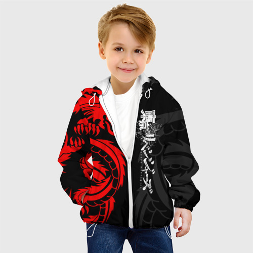 Детская куртка 3D Аниме Токийские мстители: Красный дракон, цвет белый - фото 3