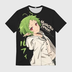 Мужская футболка 3D Реинкарнация безработного - Сильфи