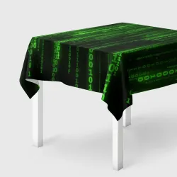 Скатерть 3D Матрица двоичный код
