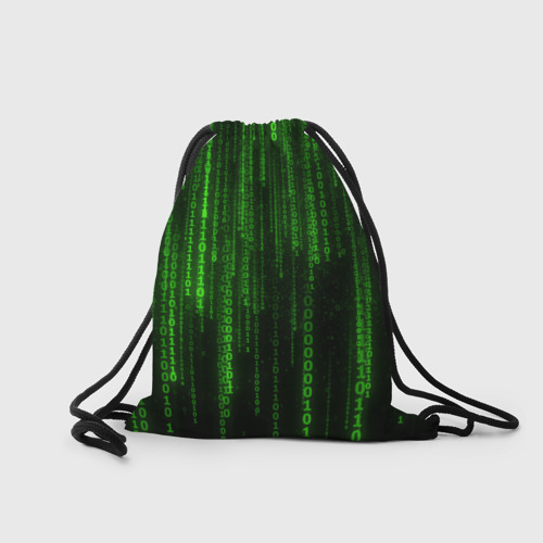 Рюкзак-мешок 3D Матрица двоичный код - фото 2