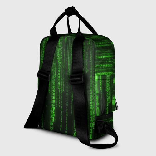 Женский рюкзак 3D Матрица двоичный код - фото 5