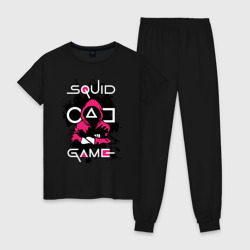 Женская пижама хлопок Squid game guard killer